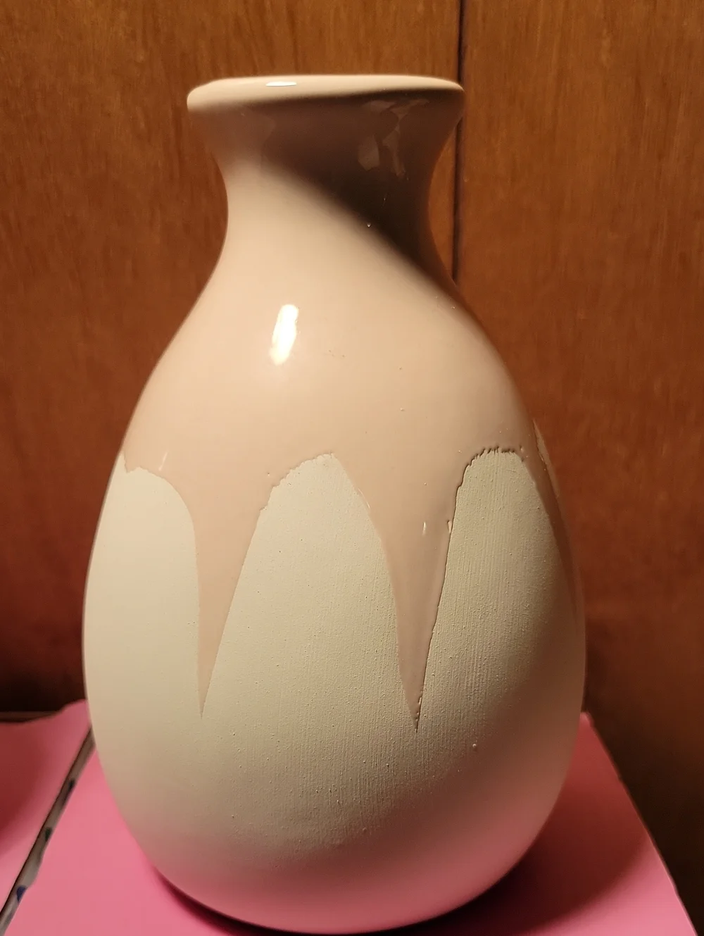 Isaac Mizrahi Pink Ombré Ceramic Vase - Set of 2